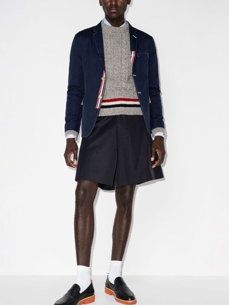Donegal Rwb Knit Sweater
