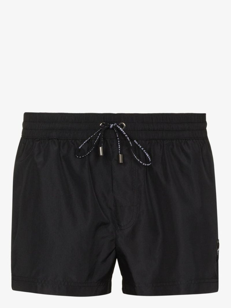 Black Logo Swim Shorts
