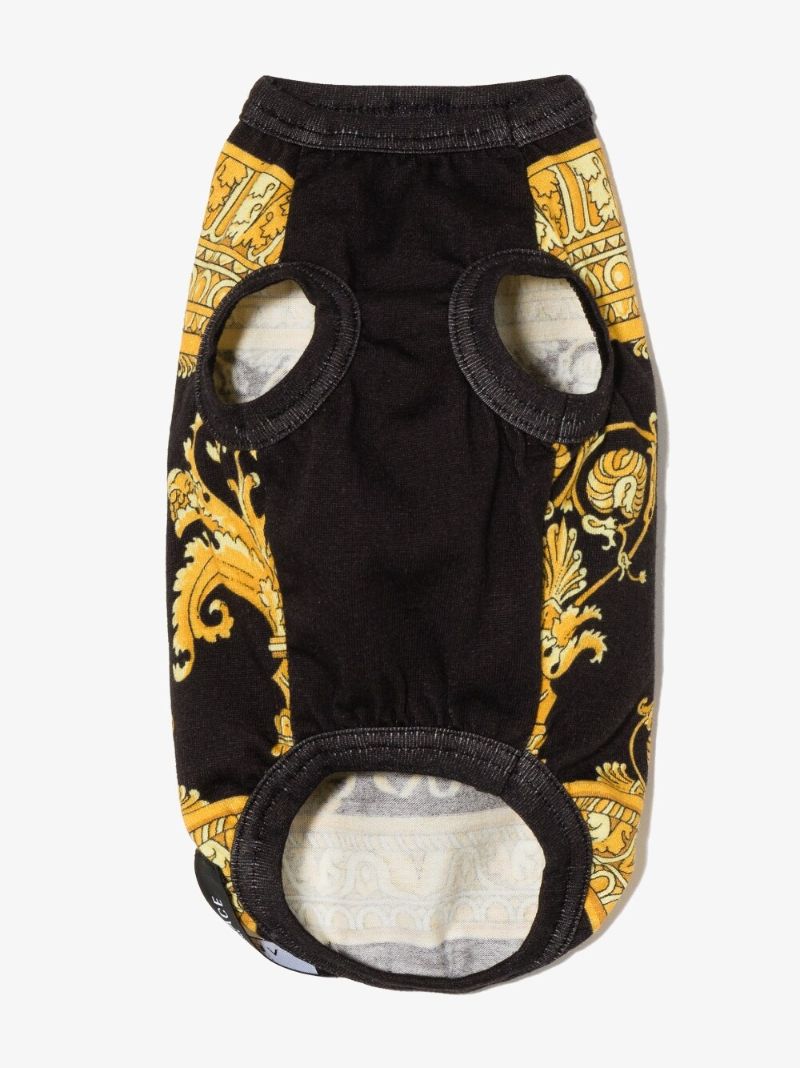 Black Medusa Medium Dog Coat
