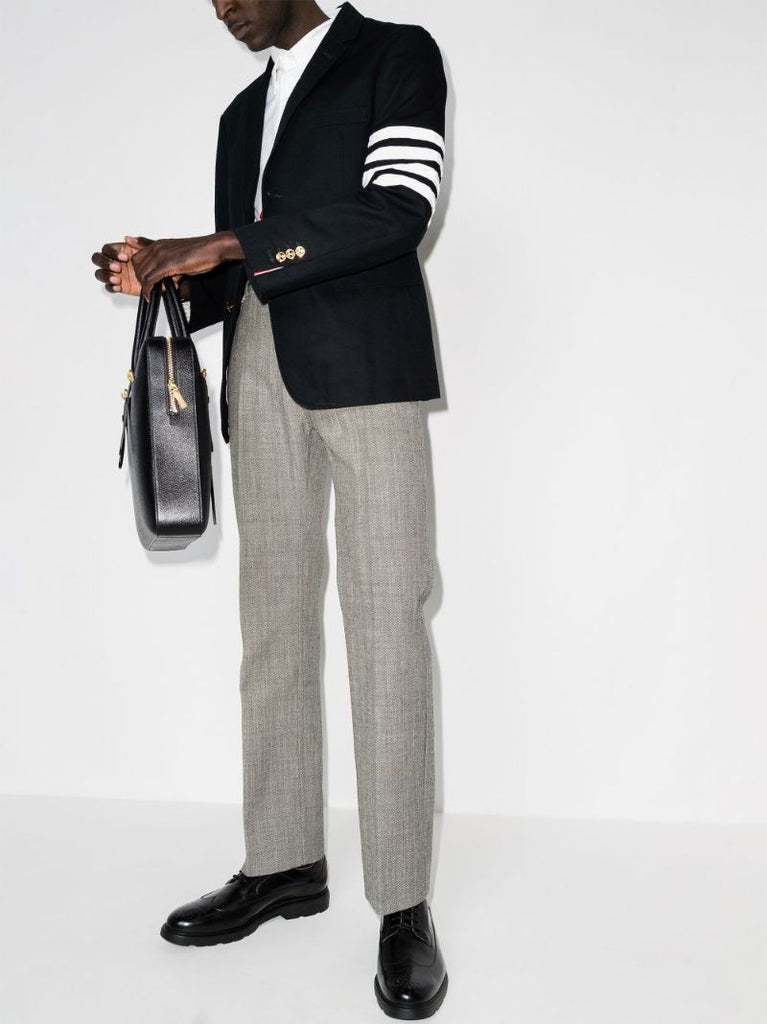 4-bar Stripe Cotton Blazer