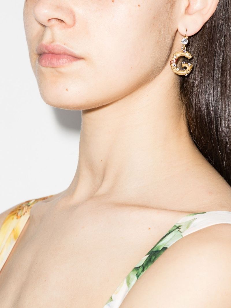 Dg-logo Drop Earrings