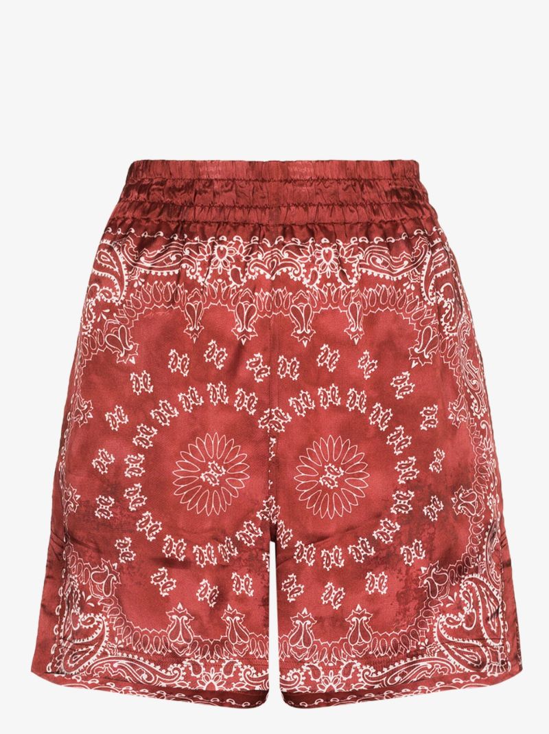 Cinderella Bandana Print Satin Shorts