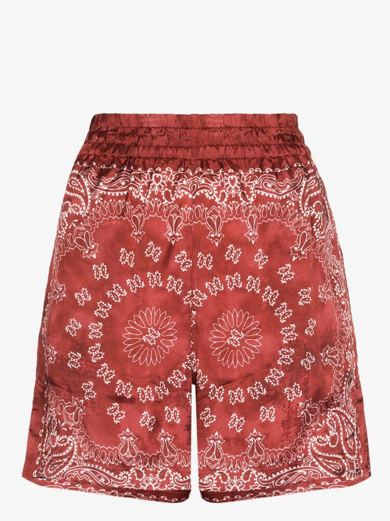 Cinderella Bandana Print Satin Shorts