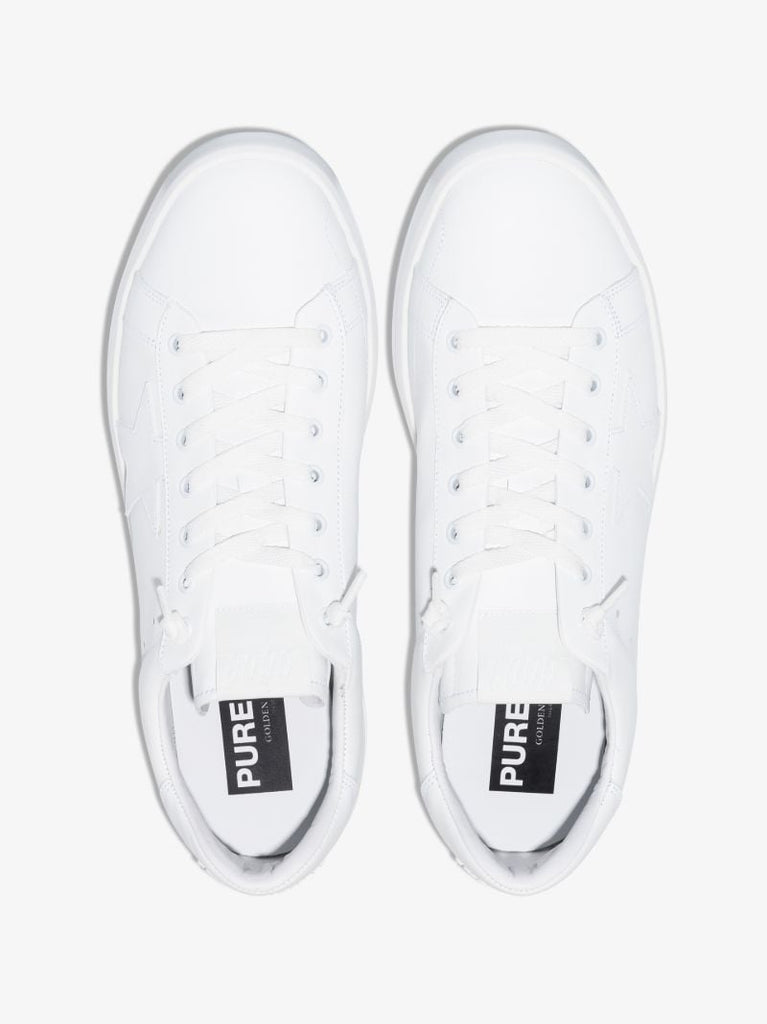 White Purestar Leather Sneakers