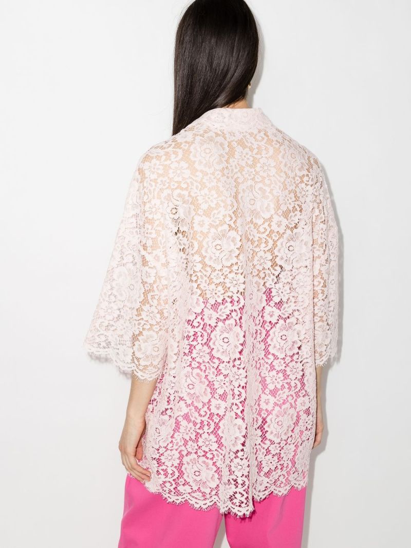 Boxy-fit Lace Blouse
