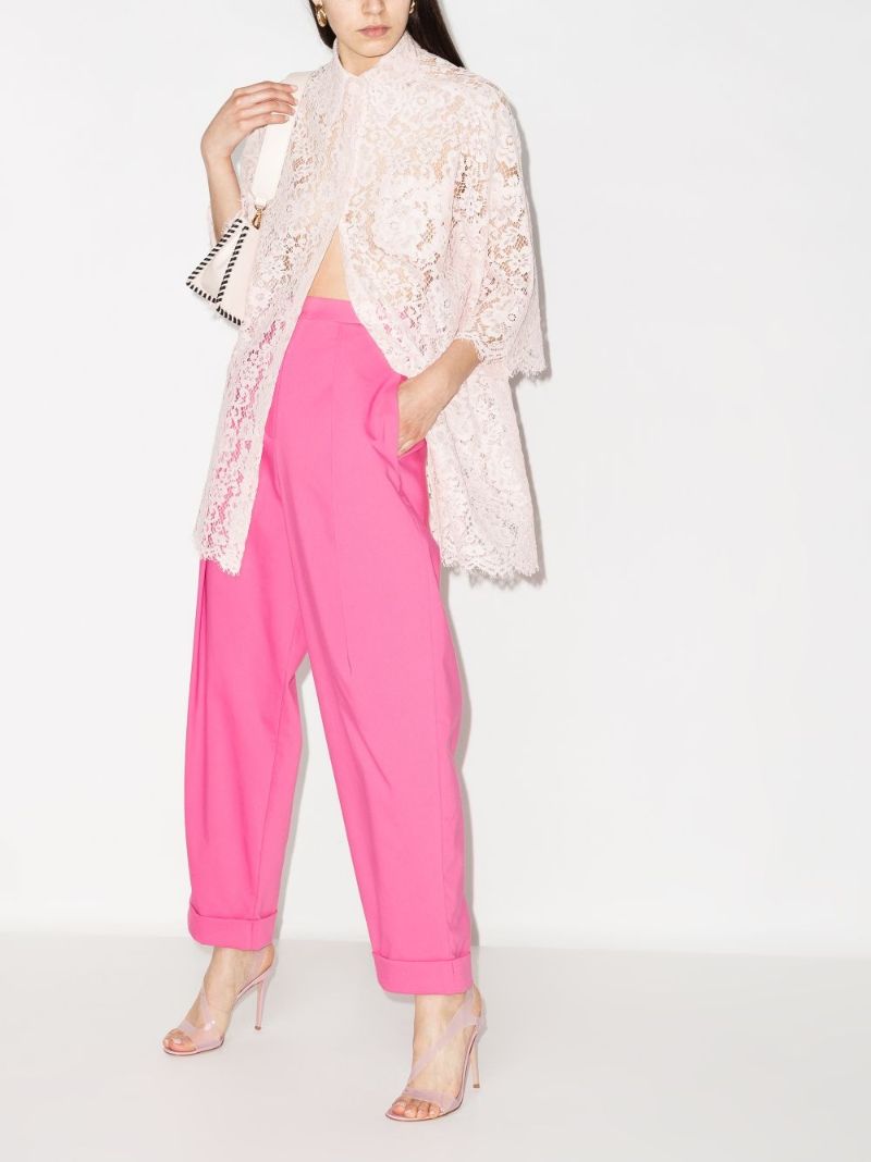 Boxy-fit Lace Blouse