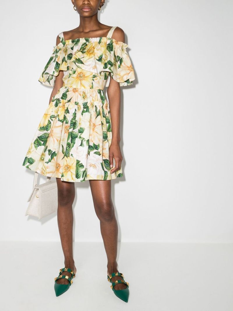 Floral-print Dress