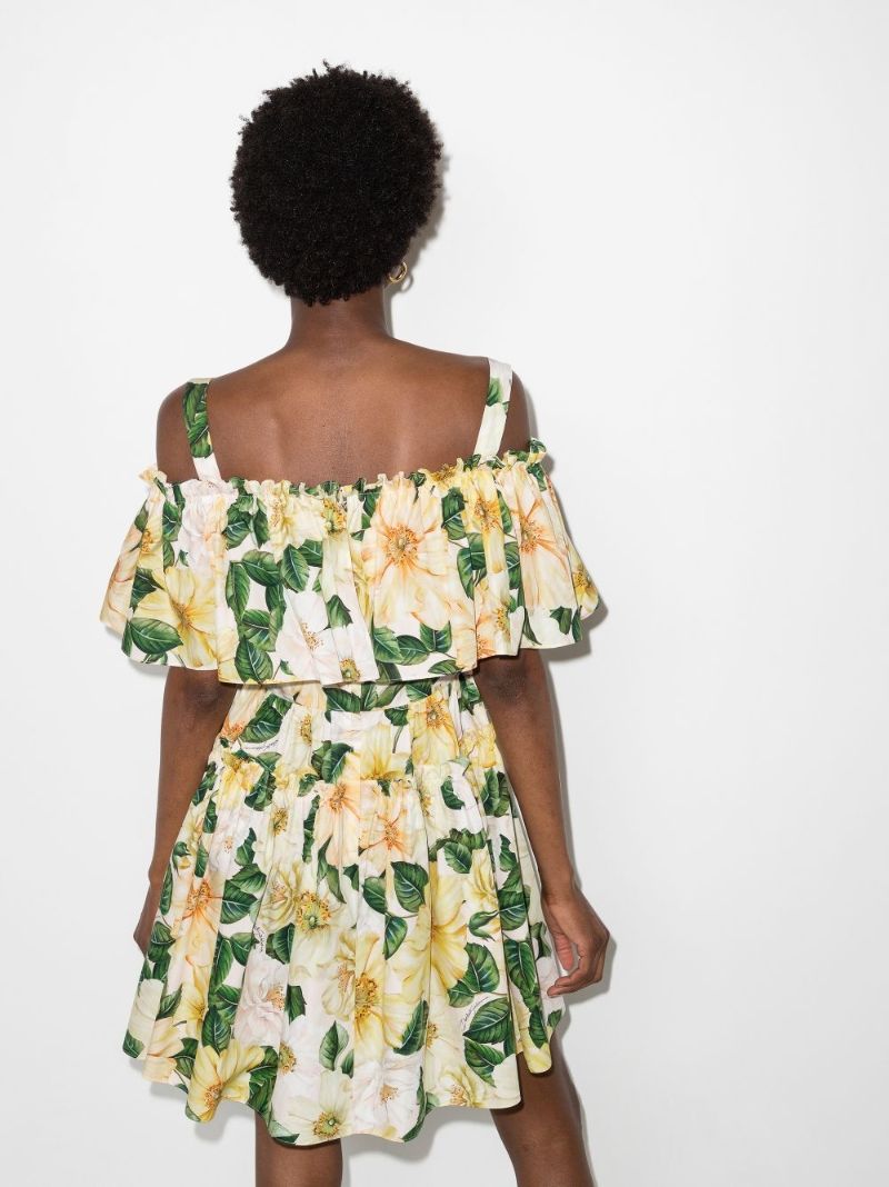 Floral-print Dress