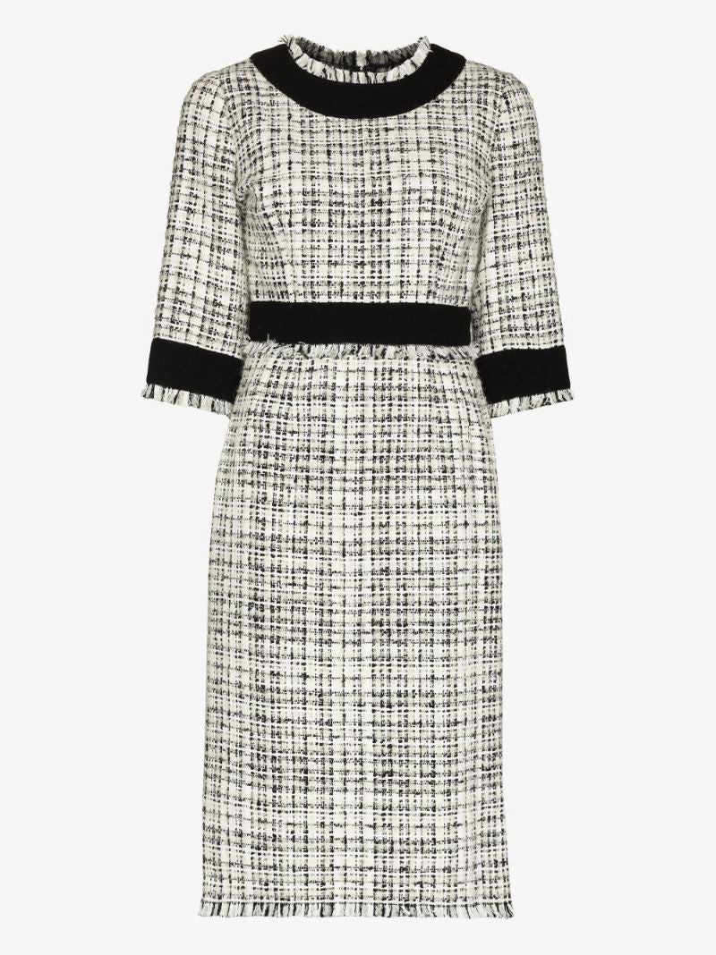 Tweed Midi Dress