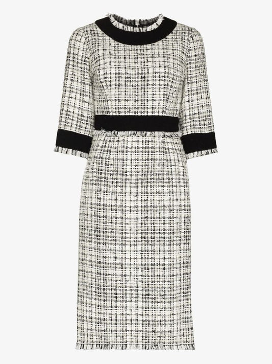 Tweed Midi Dress