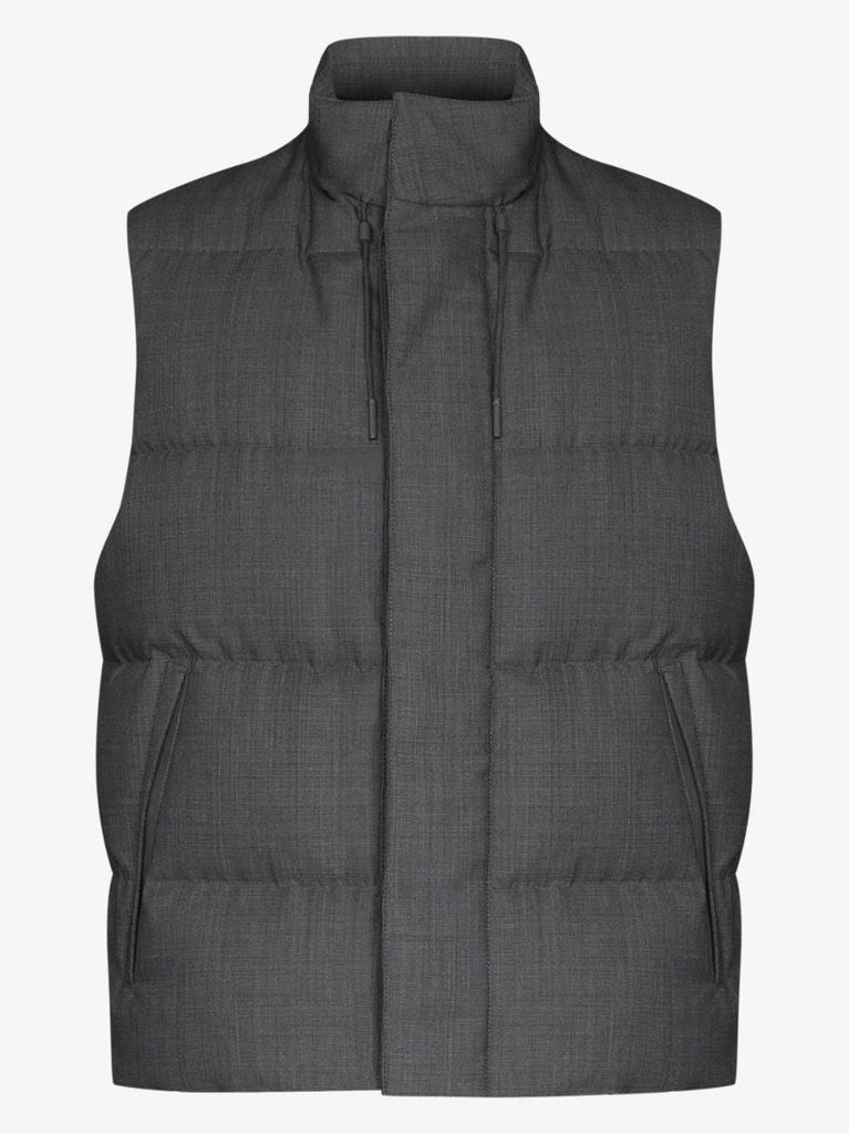 Padded High Neck Gilet