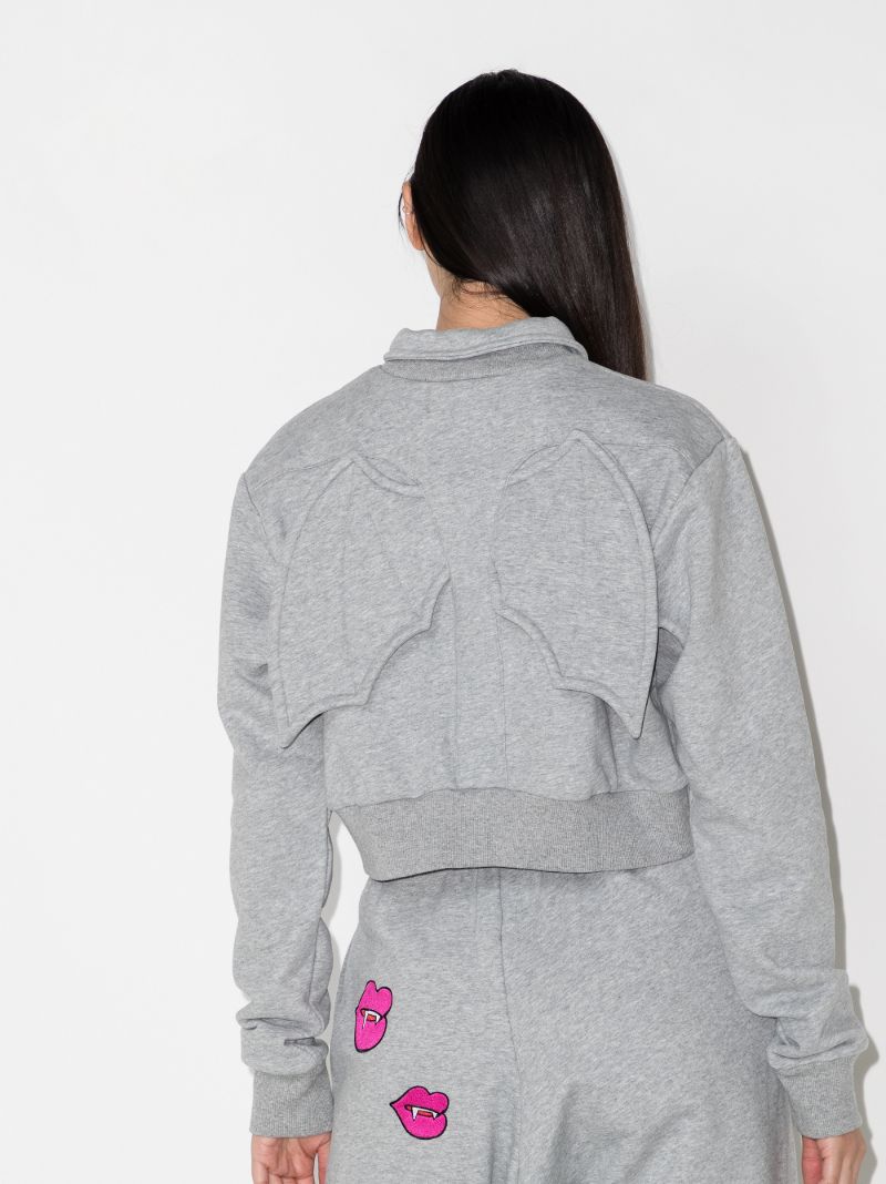 Wings Cropped Sweatshirt