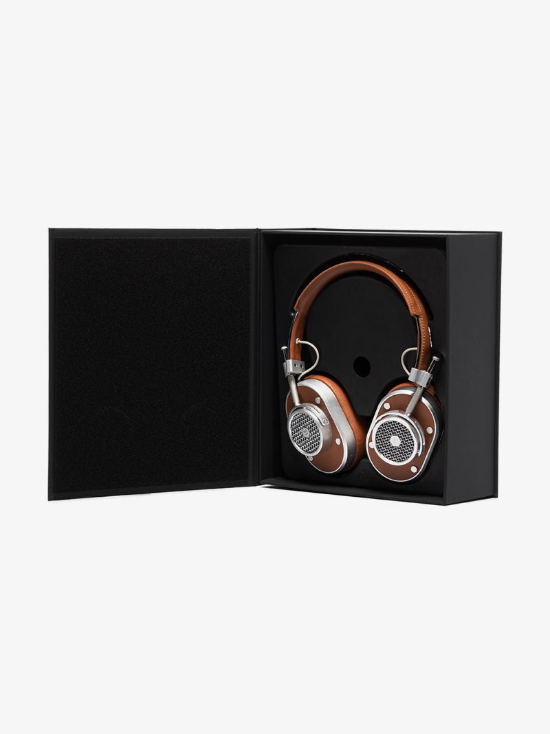 Brown Mh40 Wireless Headphones