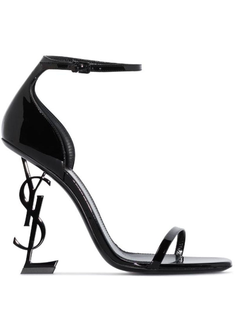 Black Opyum 110 Patent Leather Sandals