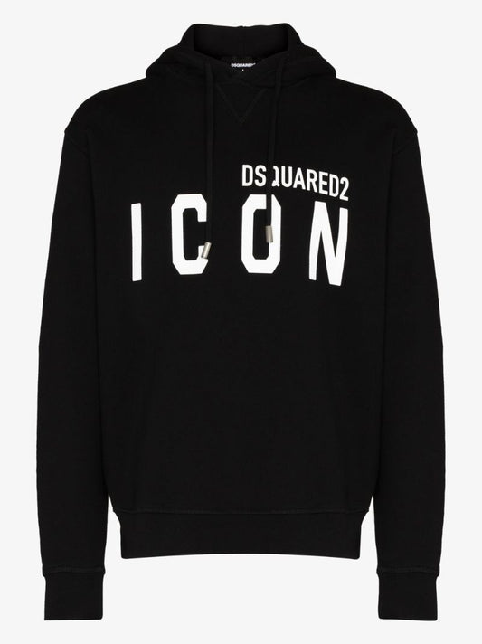 Icon Logo Print Hoodie