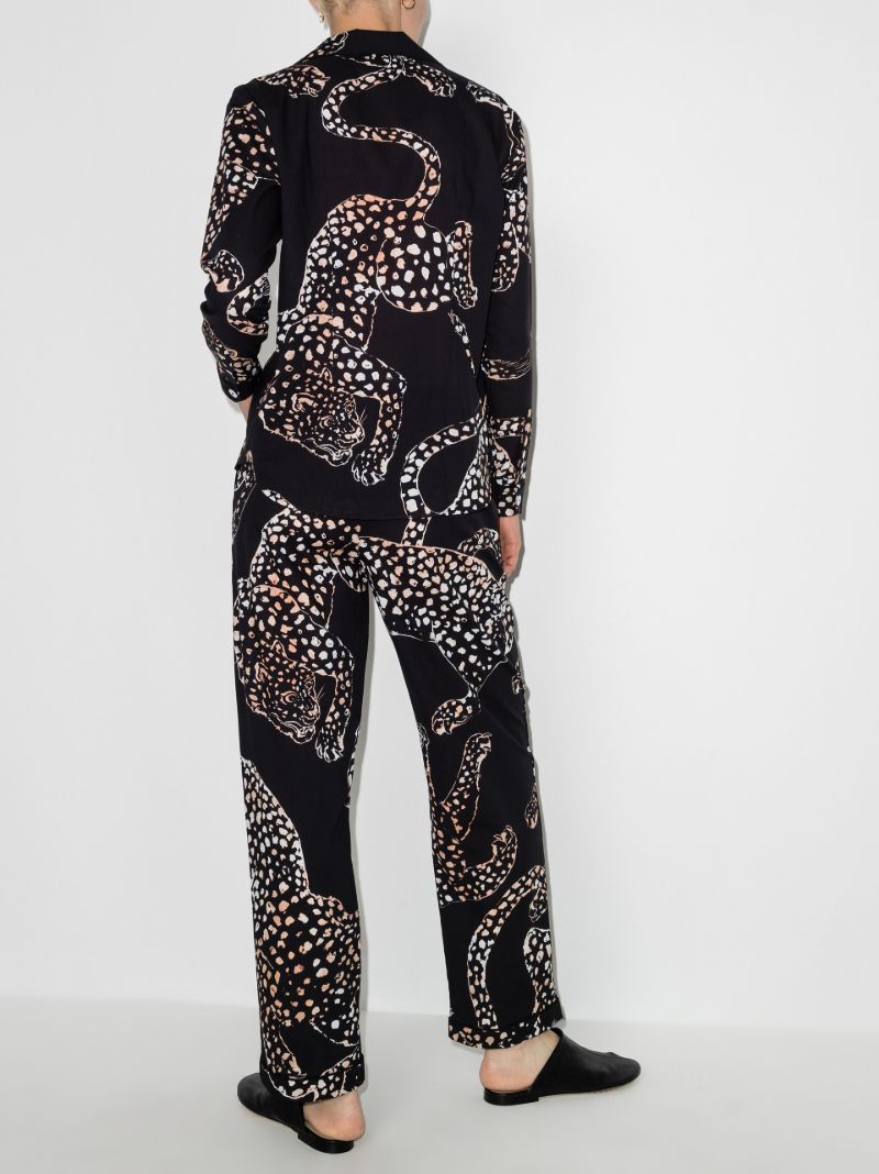 Black the Jag Full Length Pyjama Set