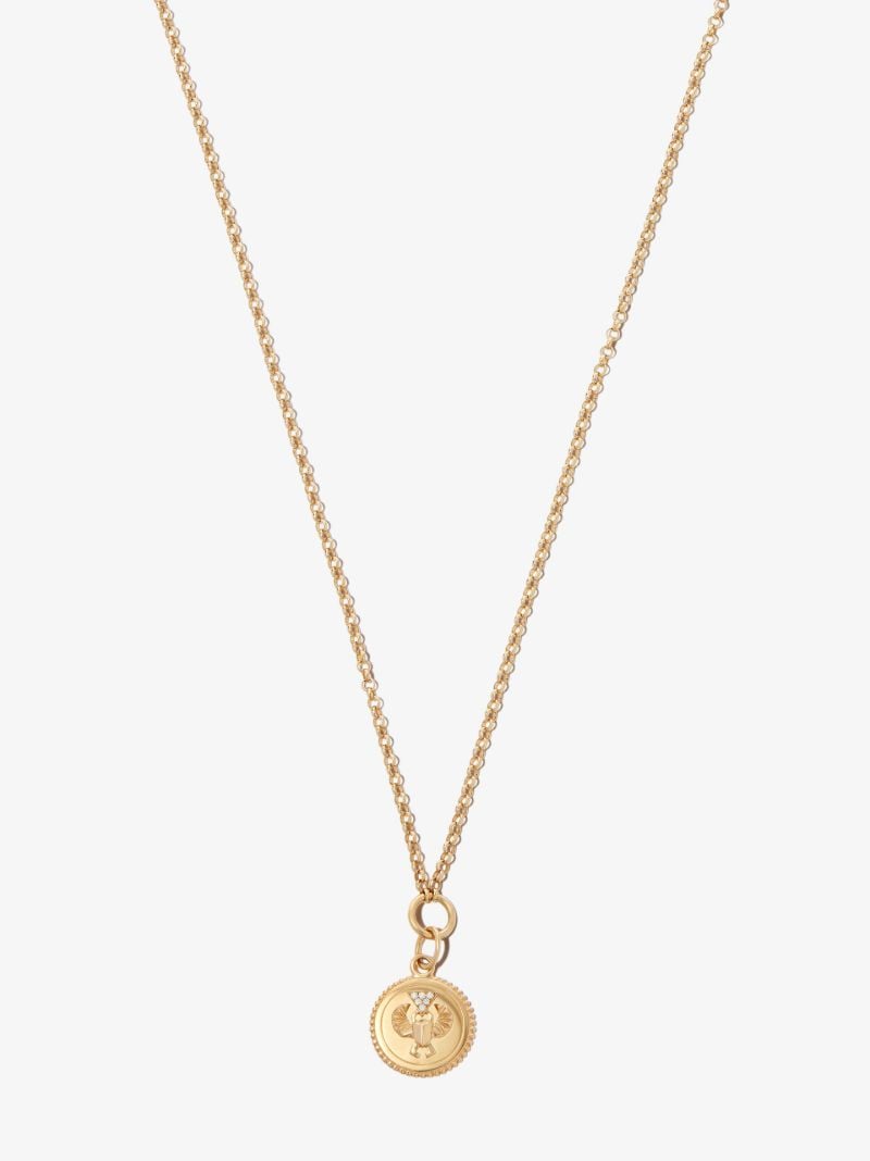 18k Yellow Gold Protection Medium Belcher Chain Diamond Necklace