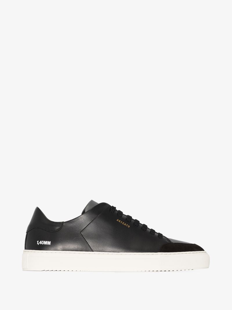 Black Clean 90 Leather Sneakers