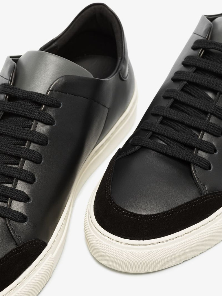 Black Clean 90 Leather Sneakers