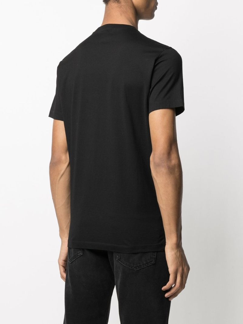 Black Logo Print T-shirt