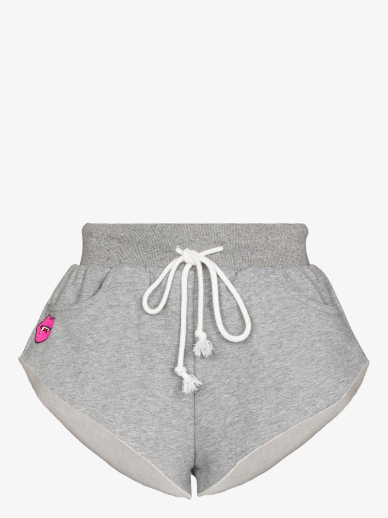 Embroidered Cotton Jogging Shorts
