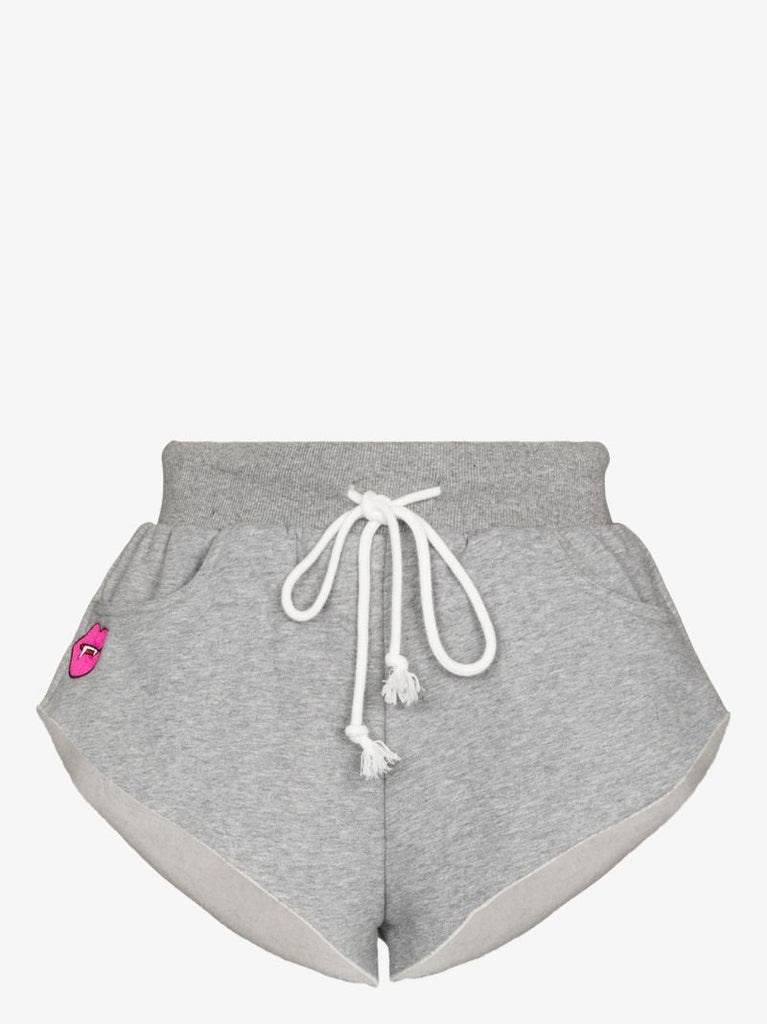 Embroidered Cotton Jogging Shorts