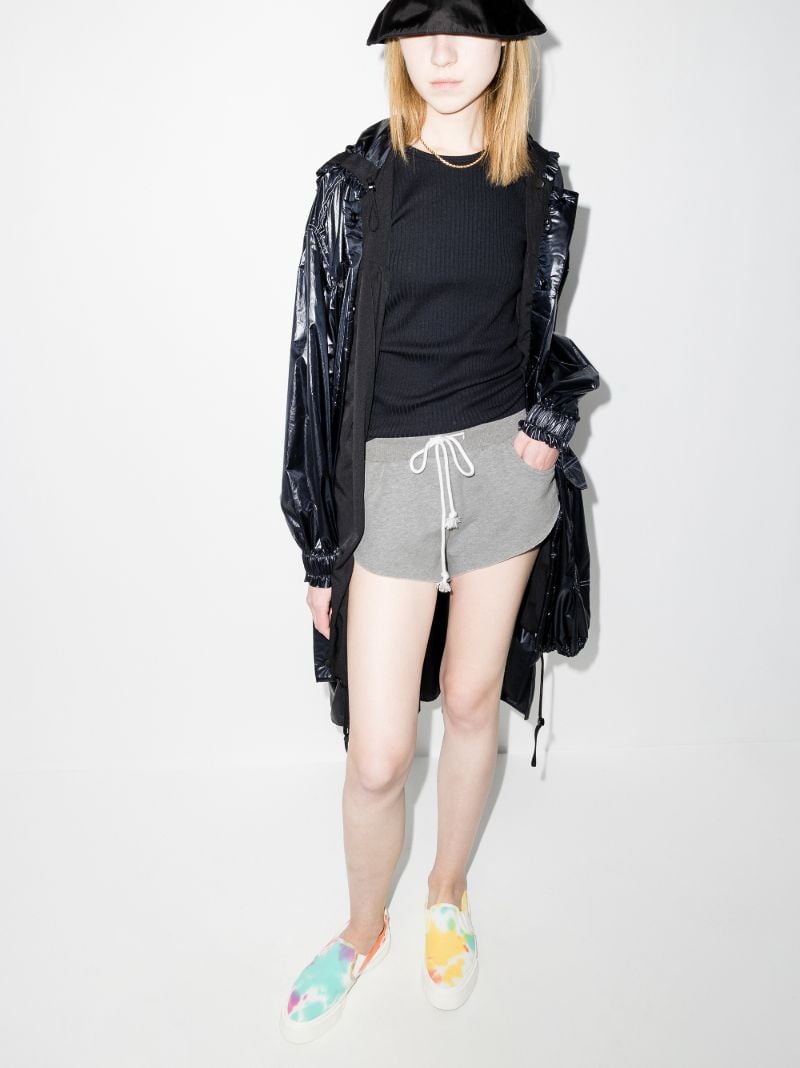 Embroidered Cotton Jogging Shorts