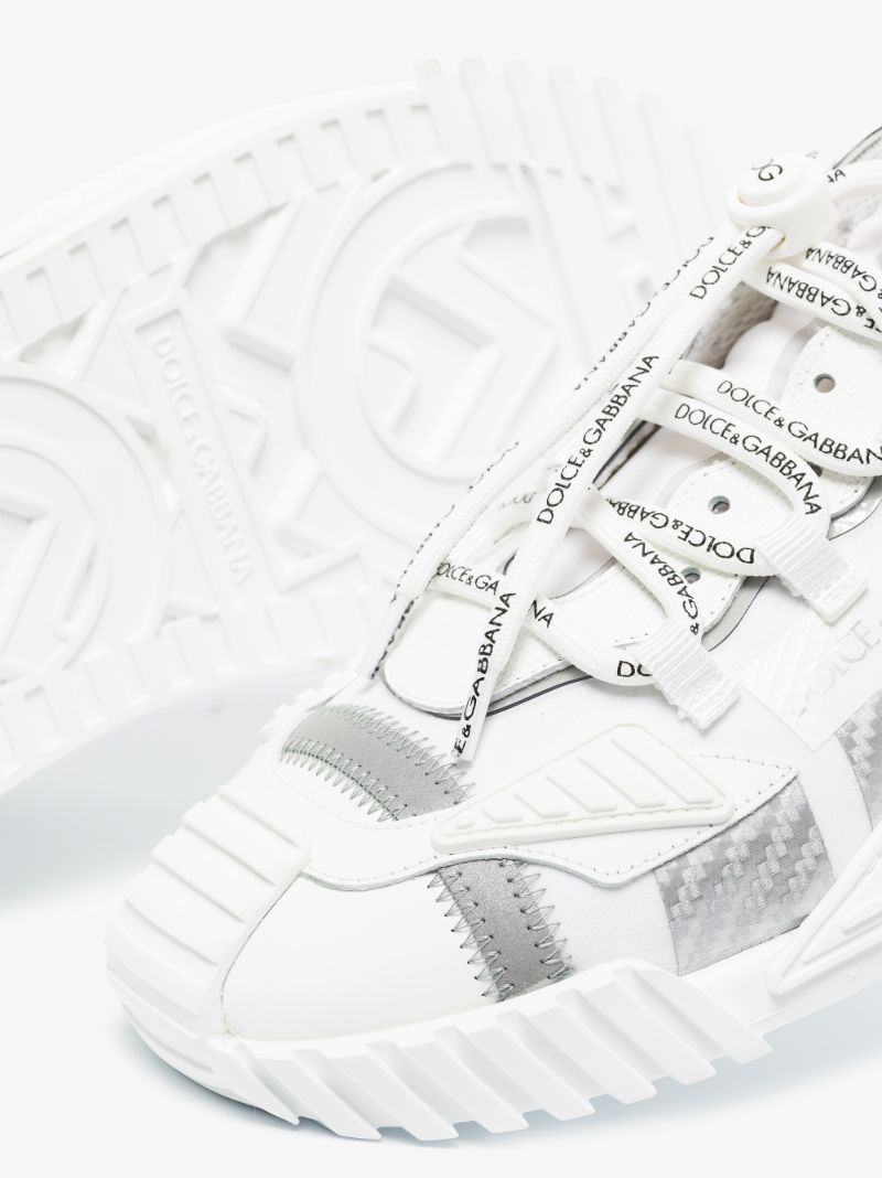 White Ns1 Low Top Sneakers