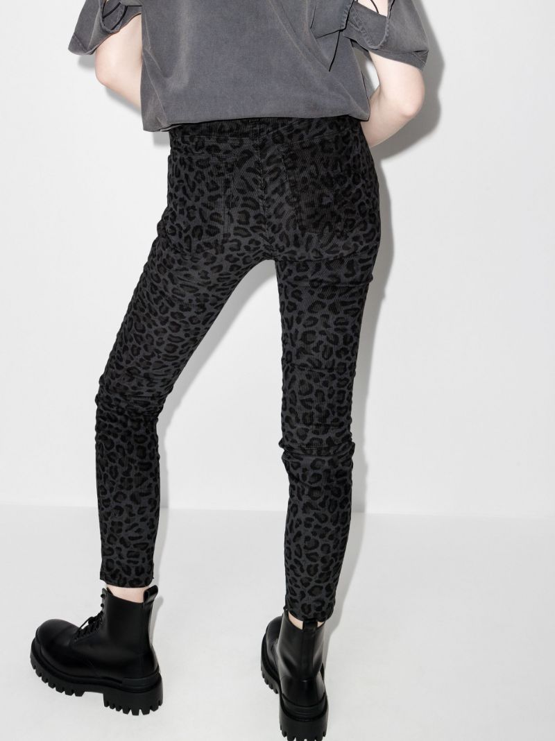 Leopard-print Skinny Jeans