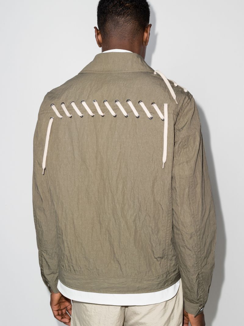Laced Shirt Jacket