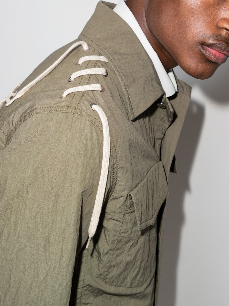 Laced Shirt Jacket