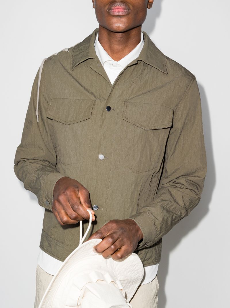 Laced Shirt Jacket