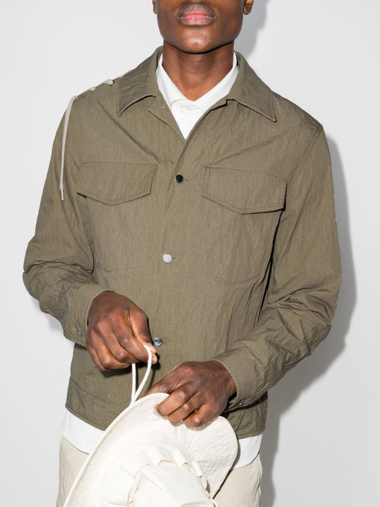Laced Shirt Jacket