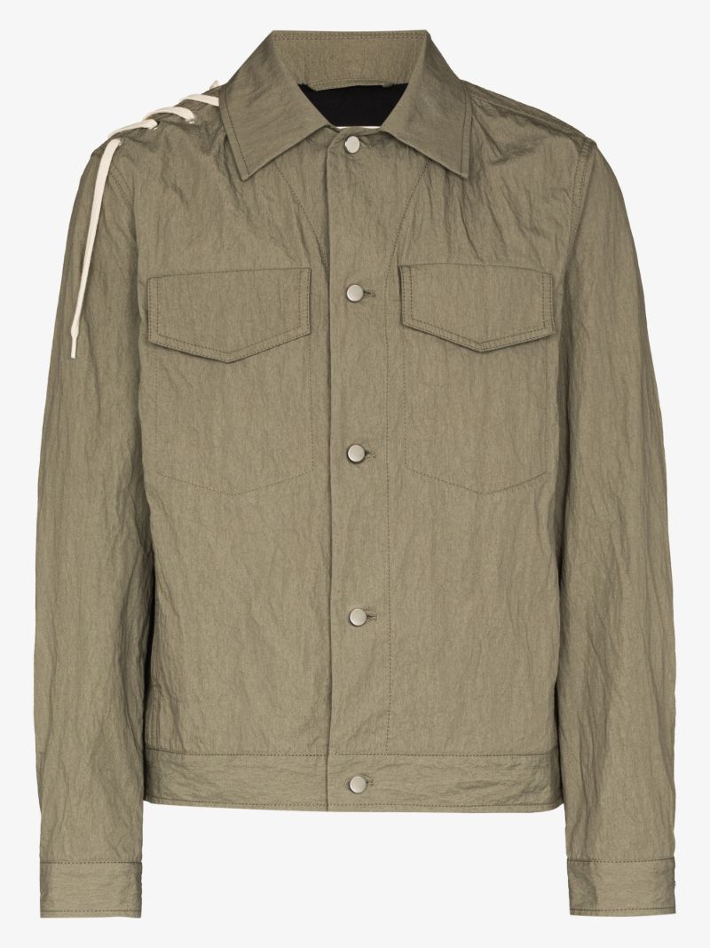 Laced Shirt Jacket