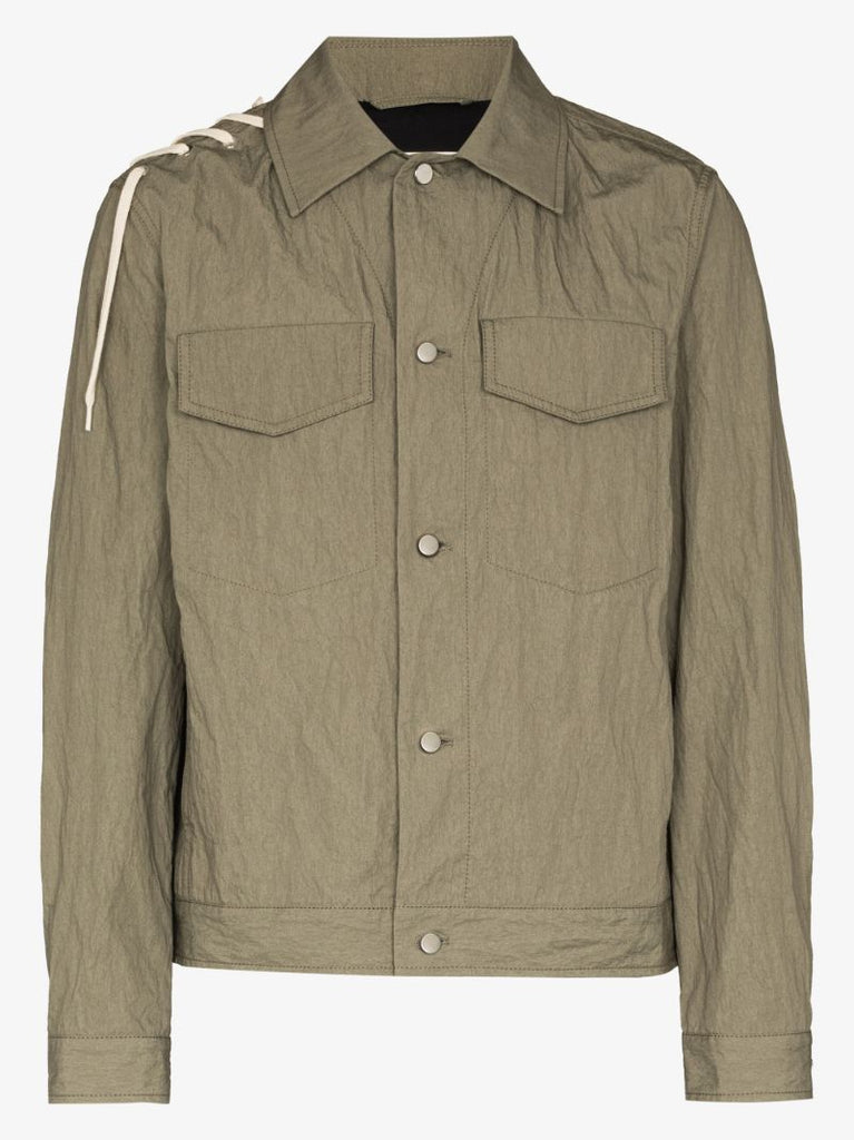 Laced Shirt Jacket