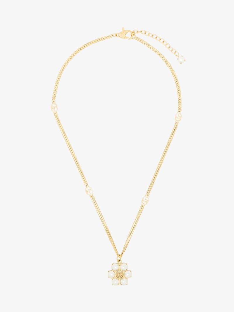 Double G Pearl Necklace