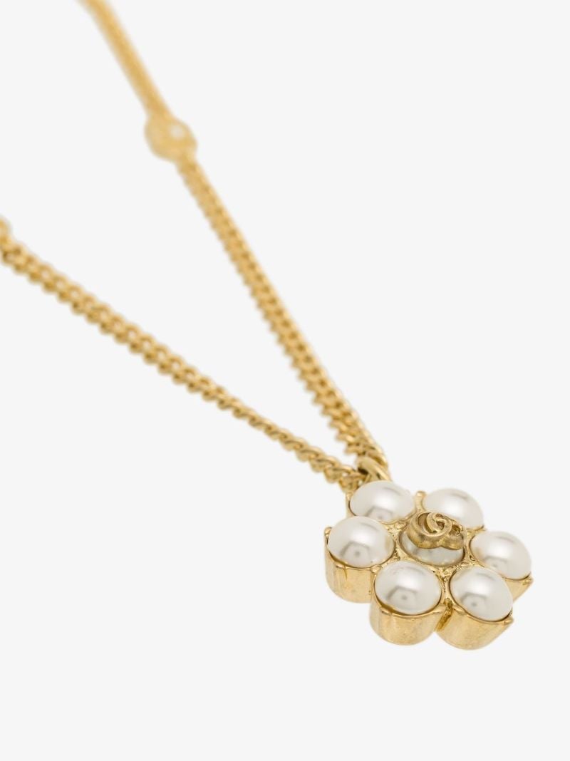 Double G Pearl Necklace