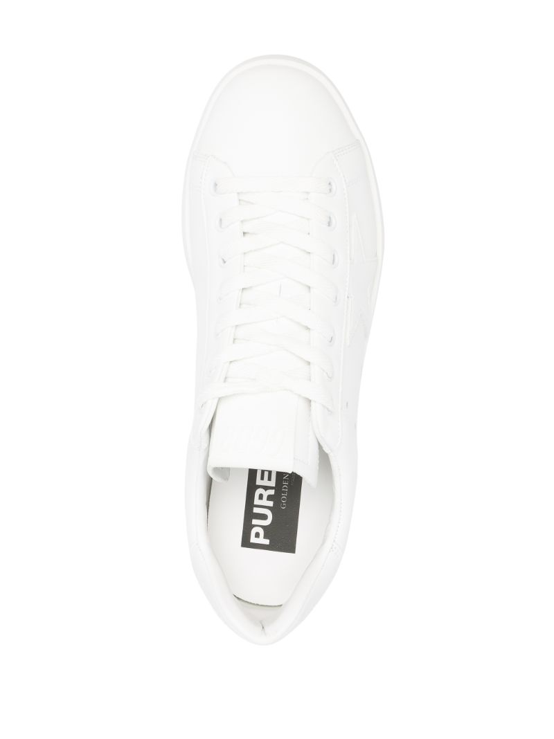 White Purestar Leather Sneakers