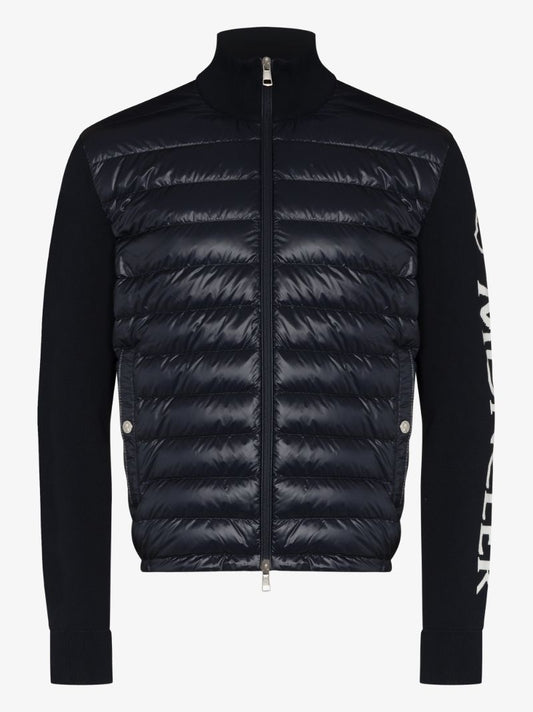 Zip-up Padded Knit Jacket
