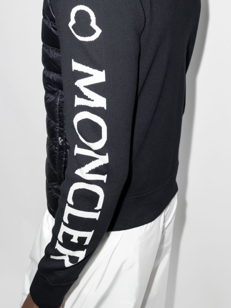 Zip-up Padded Knit Jacket