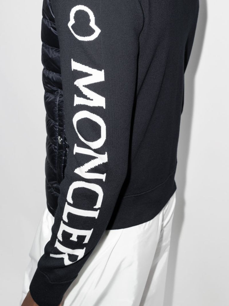 Zip-up Padded Knit Jacket