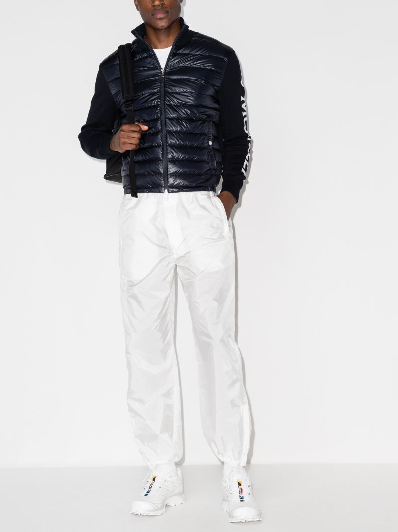 Zip-up Padded Knit Jacket