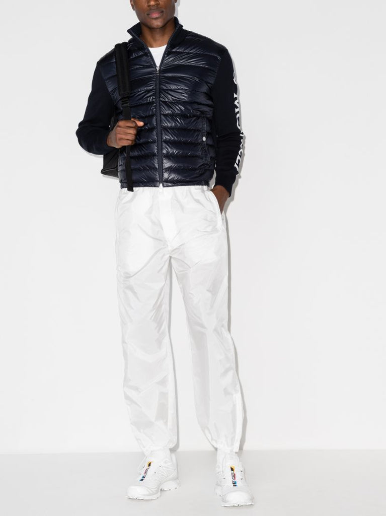 Zip-up Padded Knit Jacket