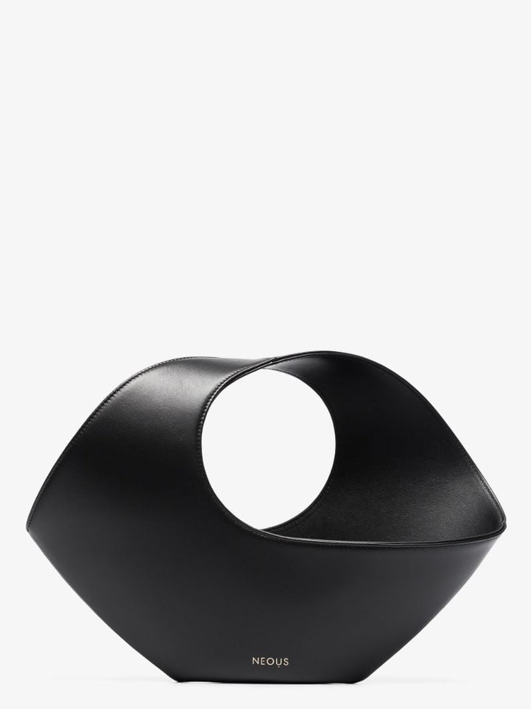 Black Jupiter Mini Leather Tote Bag
