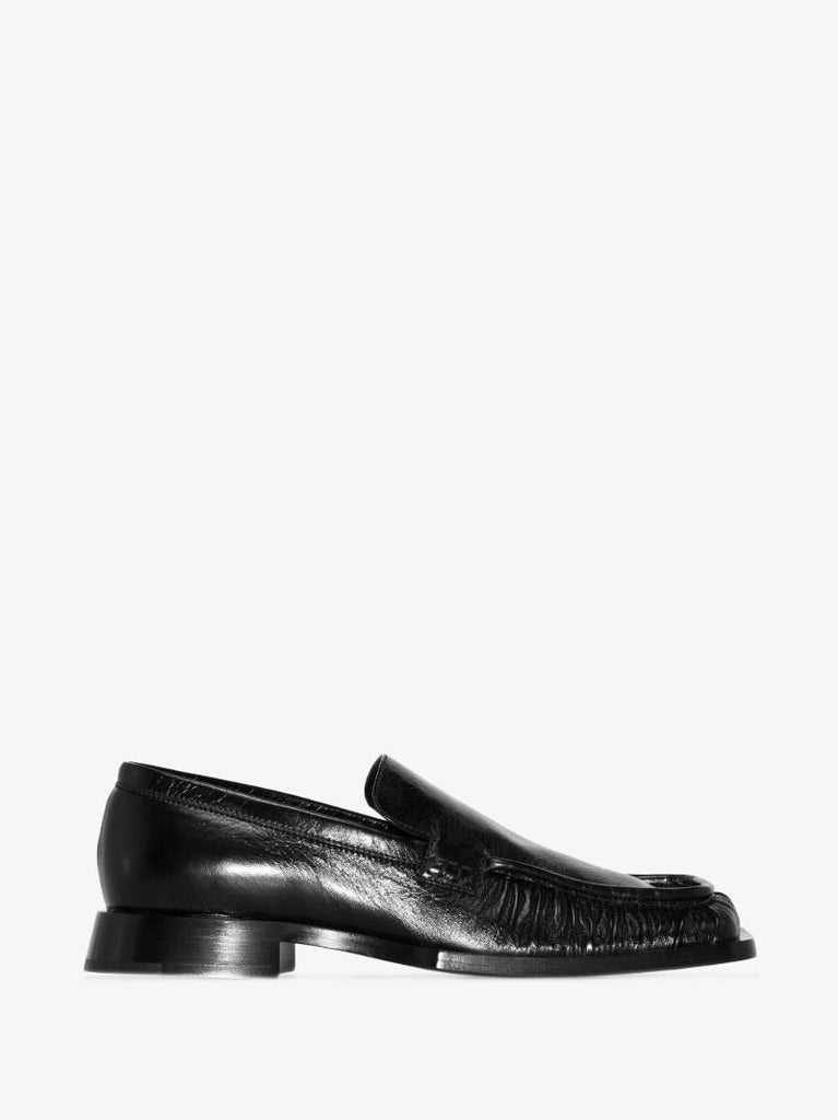Black Nikky Leather Loafers