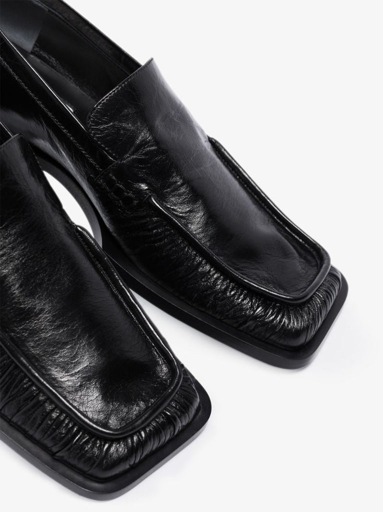 Black Nikky Leather Loafers