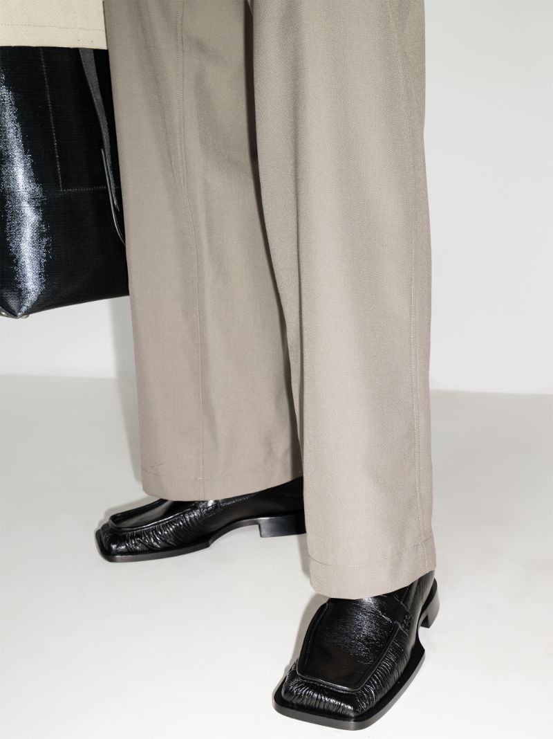 Black Nikky Leather Loafers