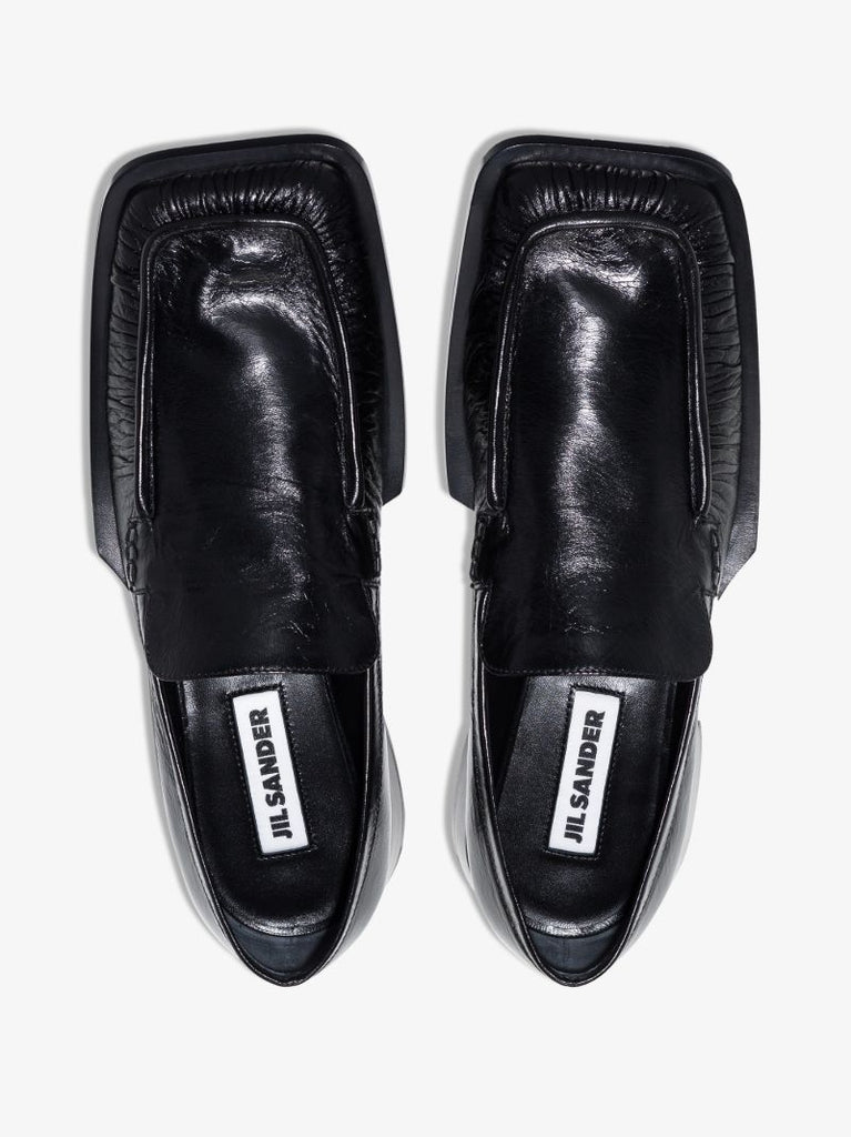 Black Nikky Leather Loafers