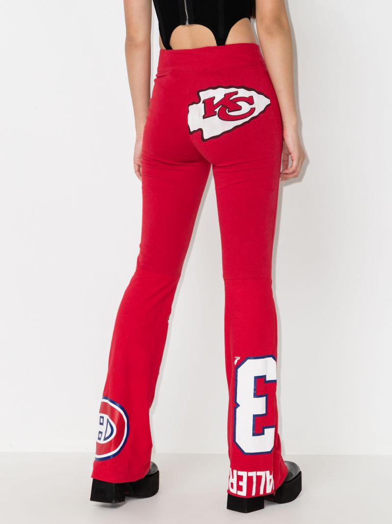 X Browns Focus Printed Flared Trousers