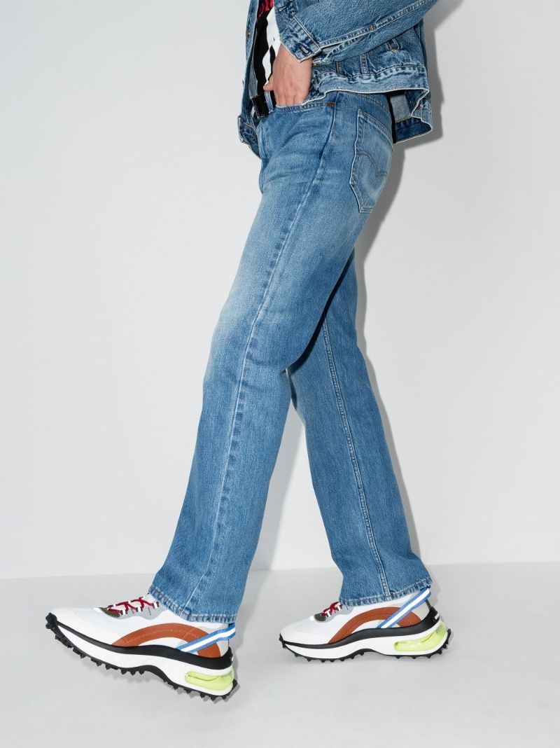White Bubble Low Top Sneakers